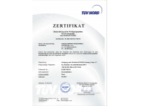 <p>Certyfikat T&Uuml;V NORD - Zakład produkujacy urzadzenia cisnieniowe wg Dyrektywy 97-23-WE_20190601_ge</p>